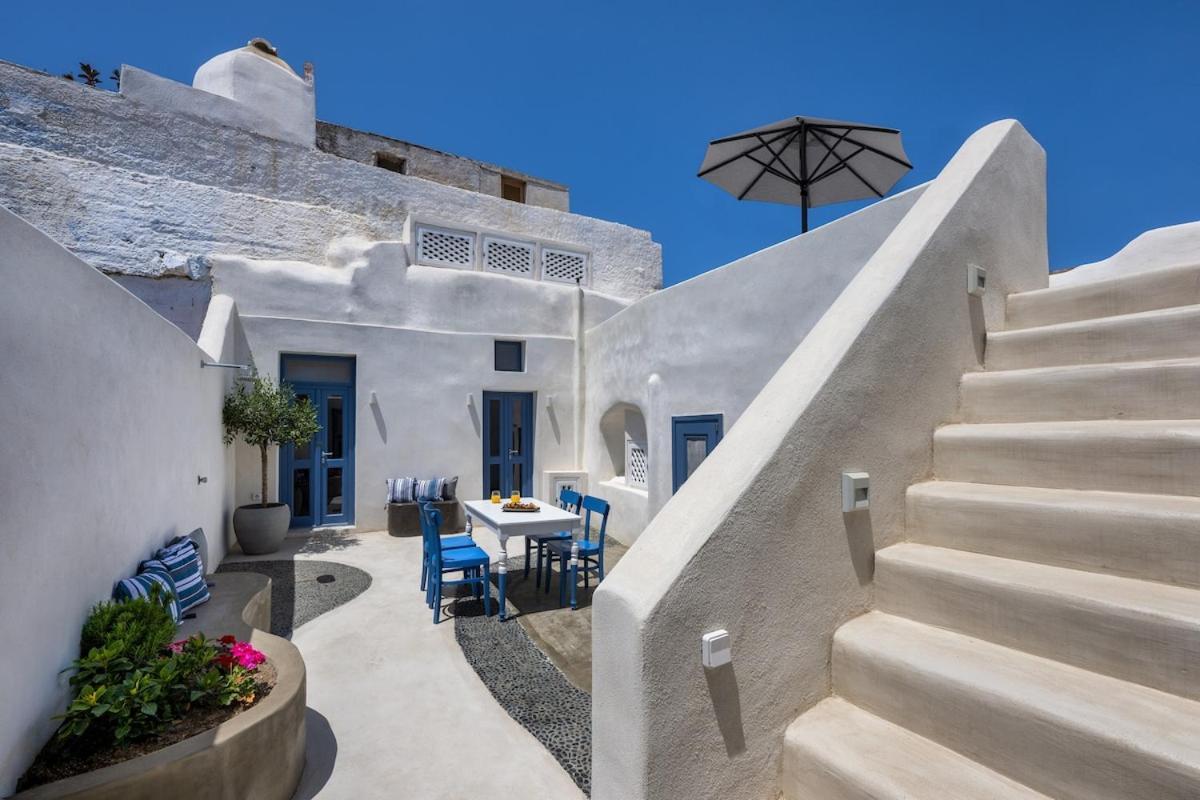 Villa Gilbert'S Cave With Cave Jacuzzi Megalochori  Exterior foto