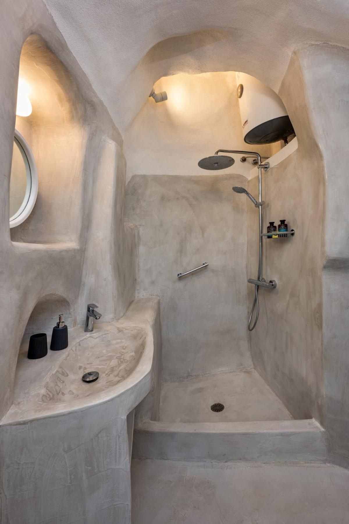 Villa Gilbert'S Cave With Cave Jacuzzi Megalochori  Exterior foto