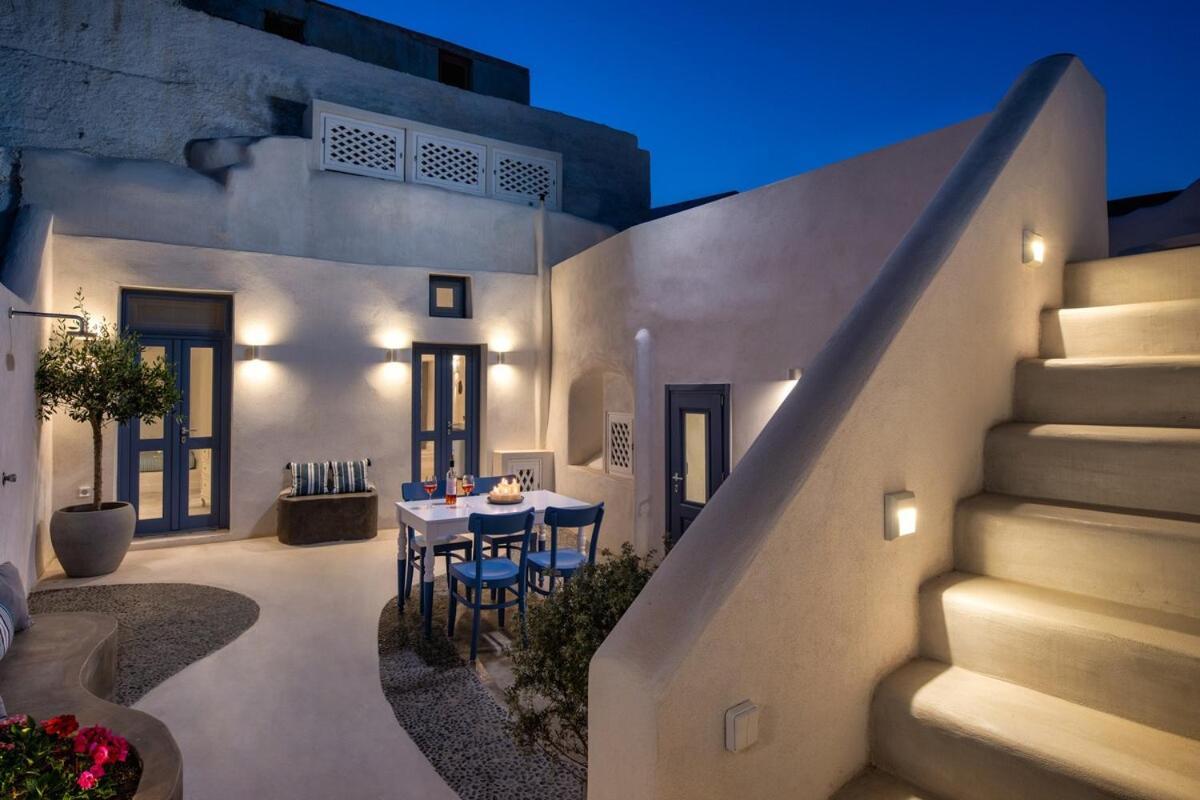 Villa Gilbert'S Cave With Cave Jacuzzi Megalochori  Exterior foto